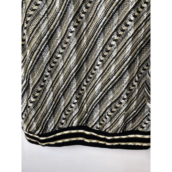 Vintage Coogi Style Sweater Size Large 90's 3D Textured Leather Knit Pullover - Picture 10 of 15